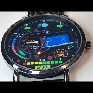 Watch Sport High Definition Speedometer Dial.